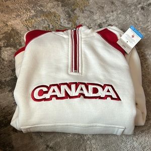 HBC Canadian 06 Olympic 3/4 zip kids hoodie size 16 brand new with tags